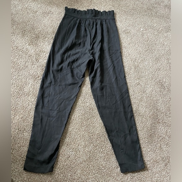 NWT & Other Stories - Black Ruffle High Rise Pants - Picture 2 of 10